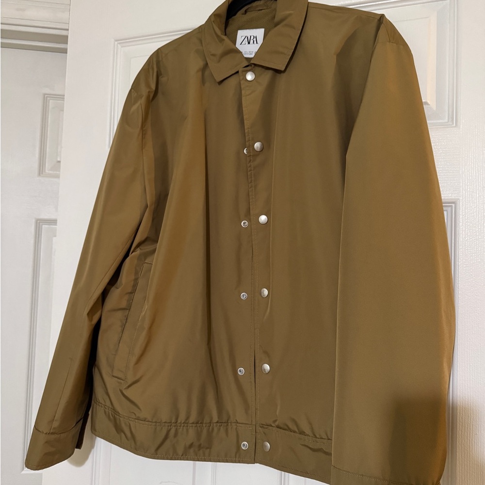 Zara Men's Brown Lightweight Jacket